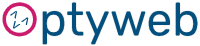 Photographie montrant le logo de Optyweb